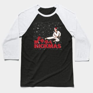 Karate Merry Kickmas Baseball T-Shirt